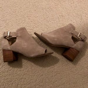 Nine West open toe booties